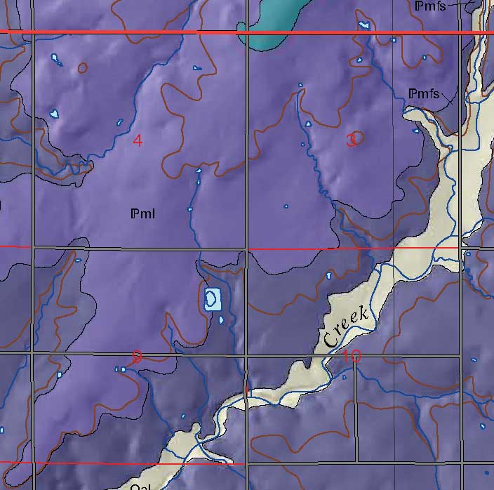 small geologic map