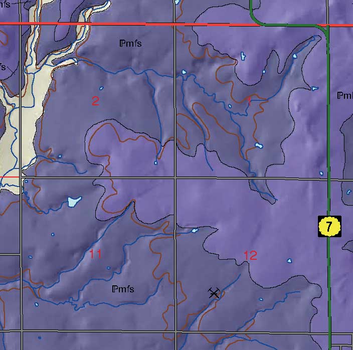 small geologic map