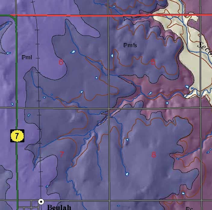 small geologic map