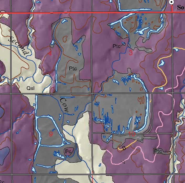 small geologic map