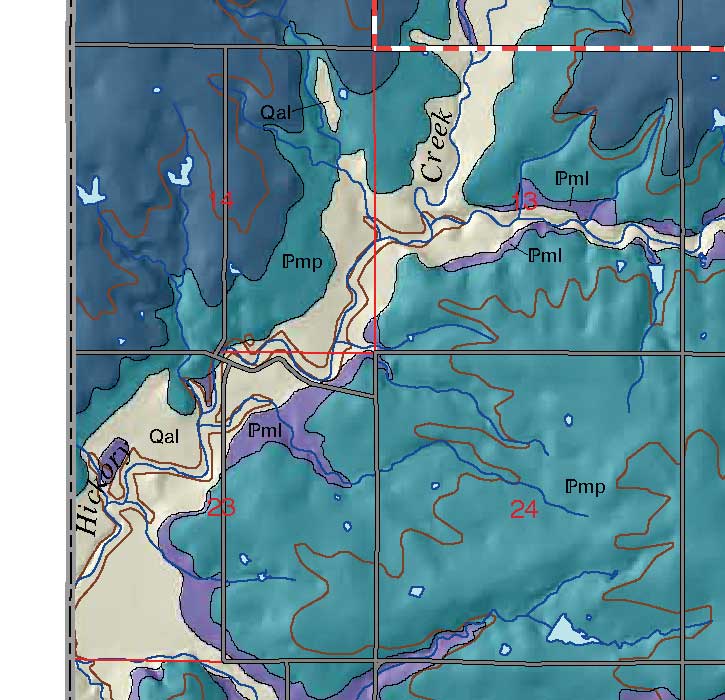 small geologic map