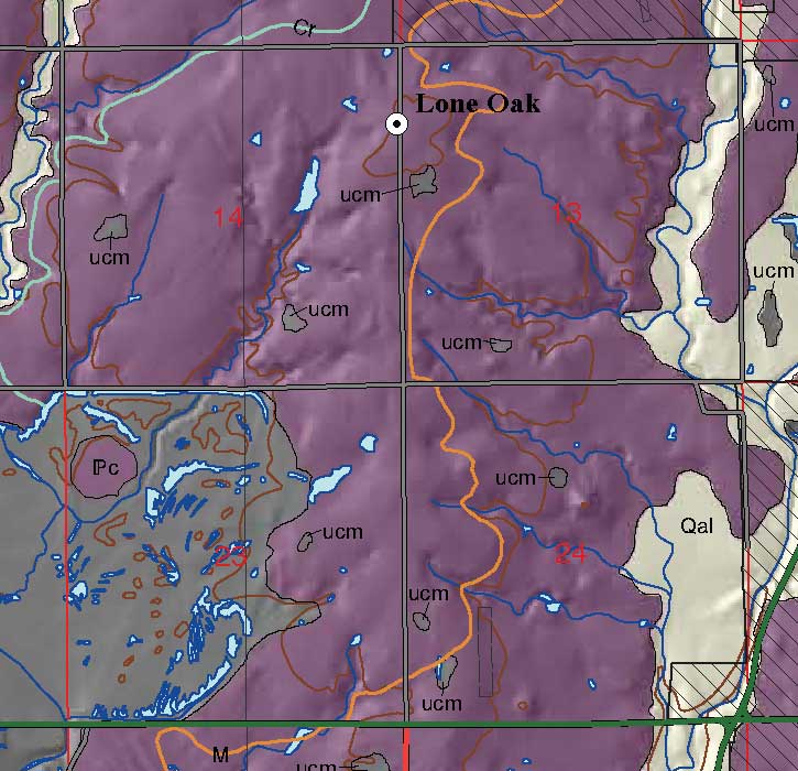 small geologic map