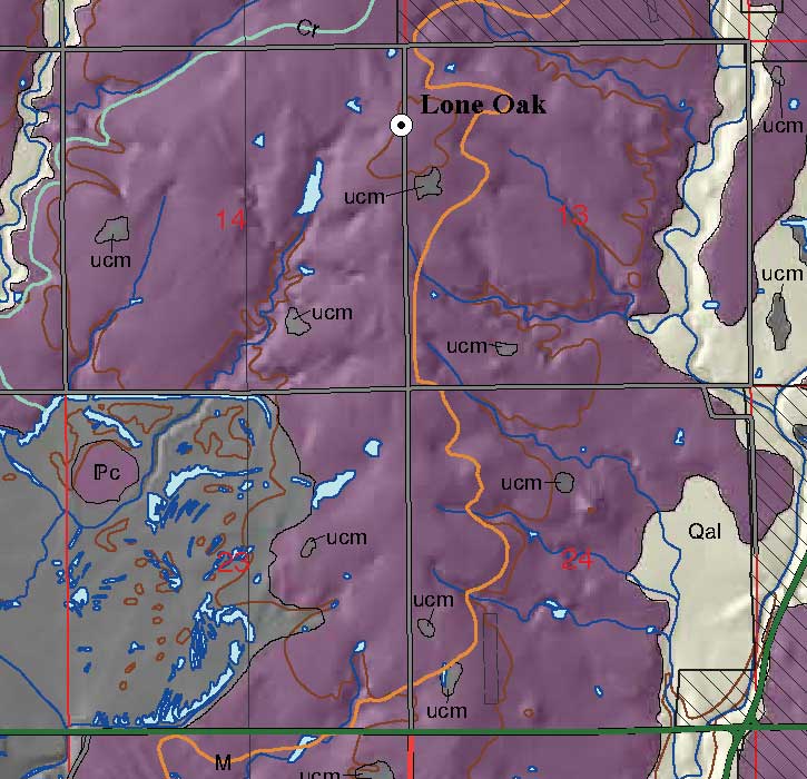 small geologic map