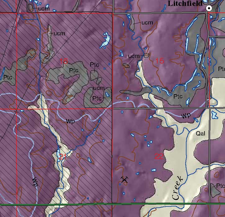 small geologic map