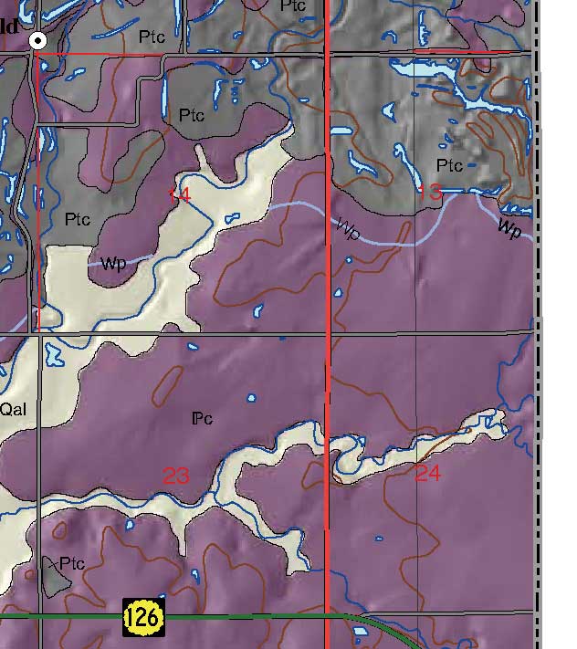 small geologic map