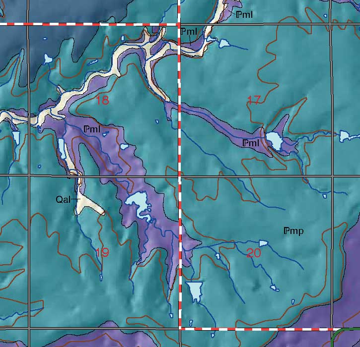 small geologic map