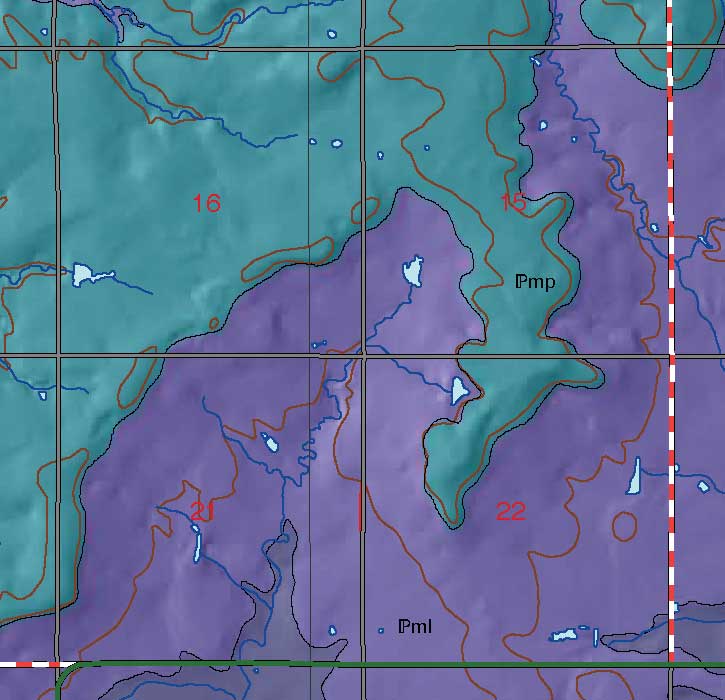 small geologic map