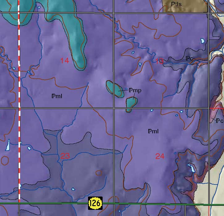 small geologic map