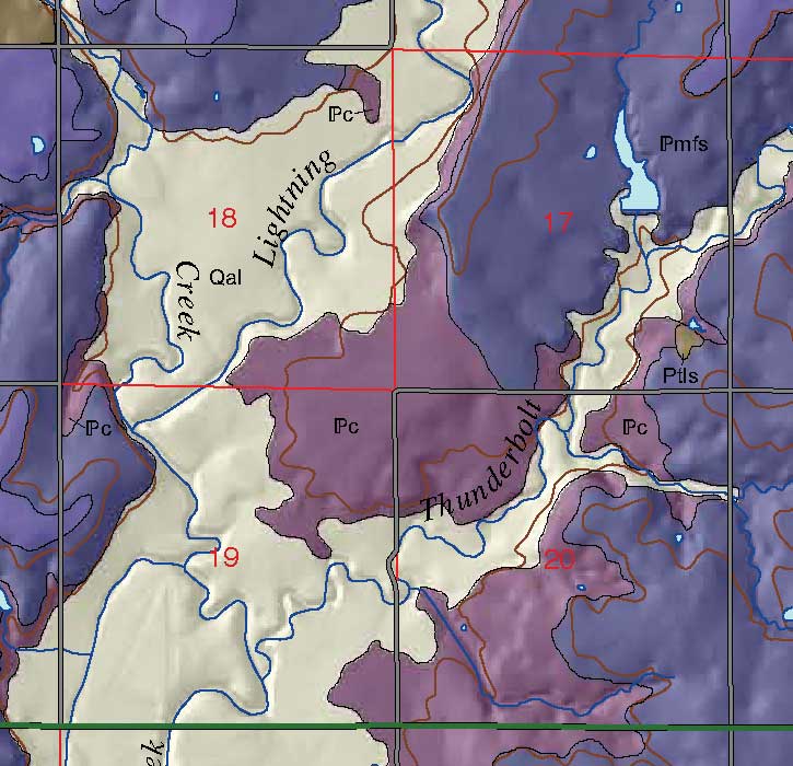 small geologic map