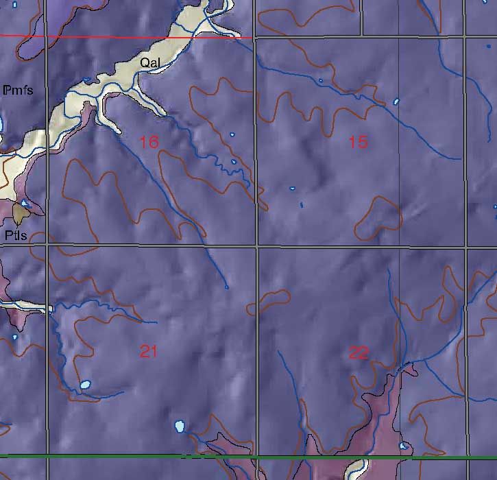 small geologic map