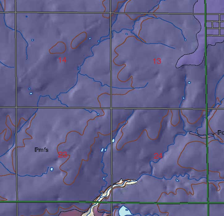 small geologic map