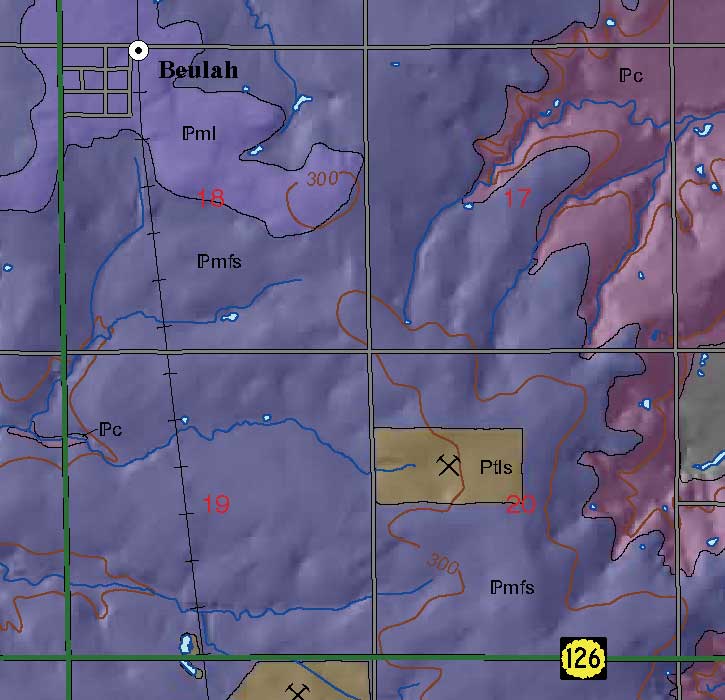 small geologic map