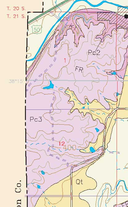 small geologic map