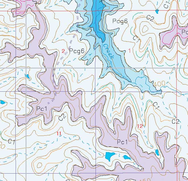 small geologic map