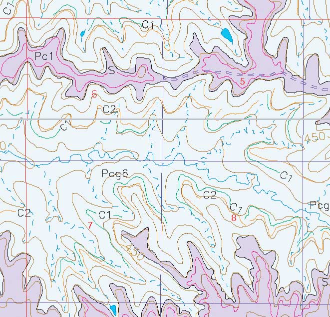 small geologic map