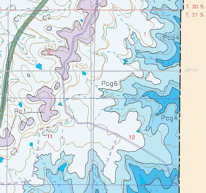 small geologic map