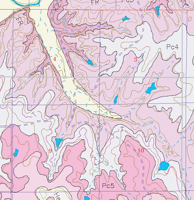 small geologic map