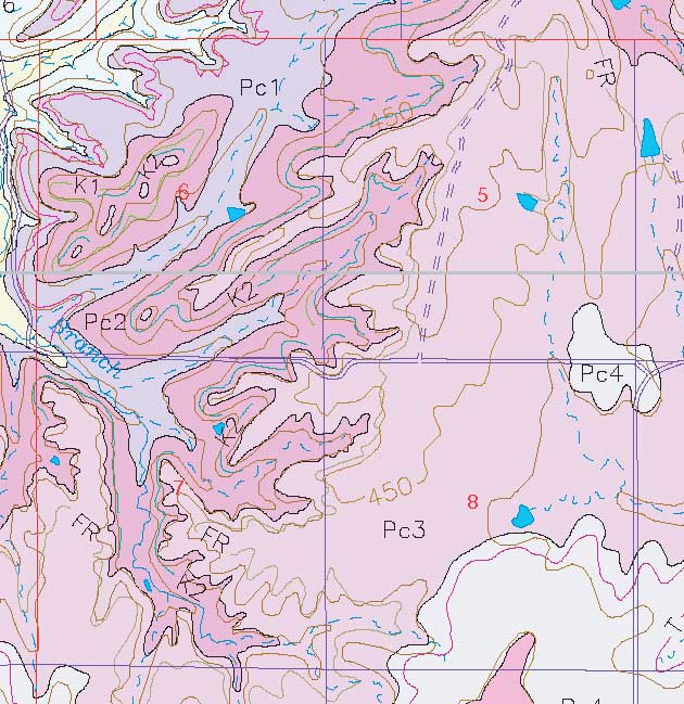 small geologic map