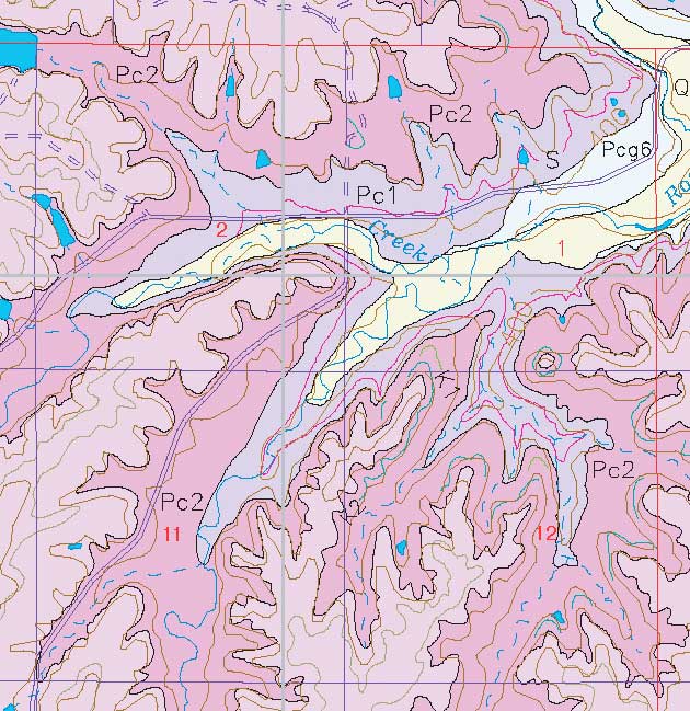 small geologic map