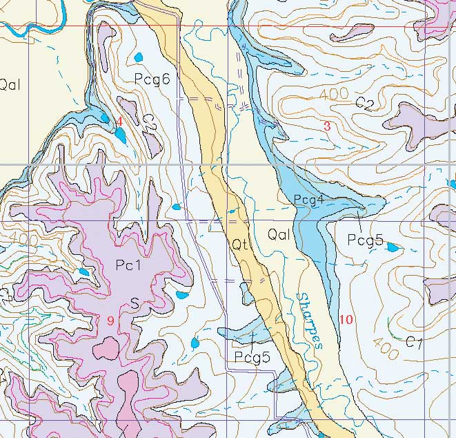 small geologic map