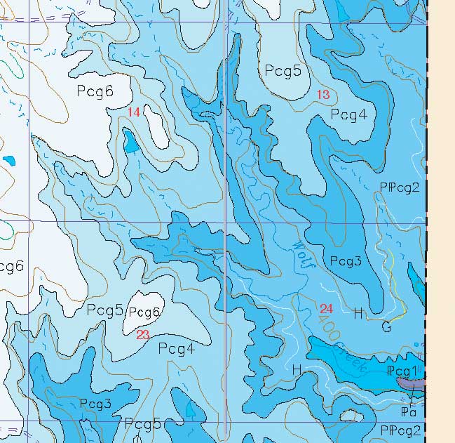 small geologic map
