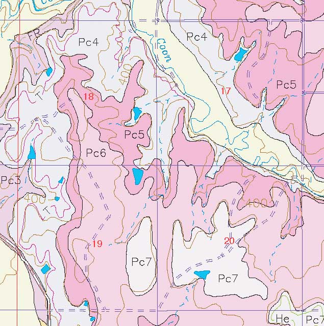 small geologic map