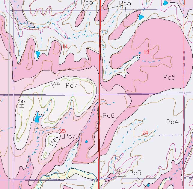 small geologic map