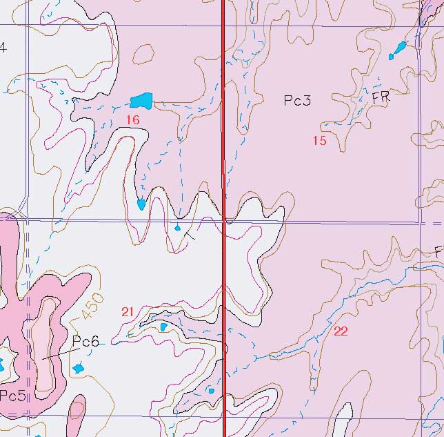 small geologic map