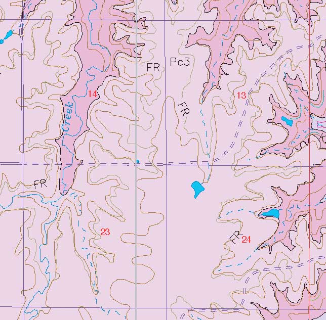 small geologic map