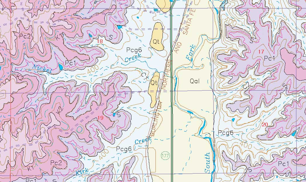 small geologic map