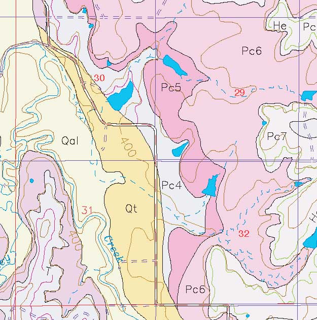 small geologic map