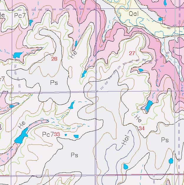 small geologic map