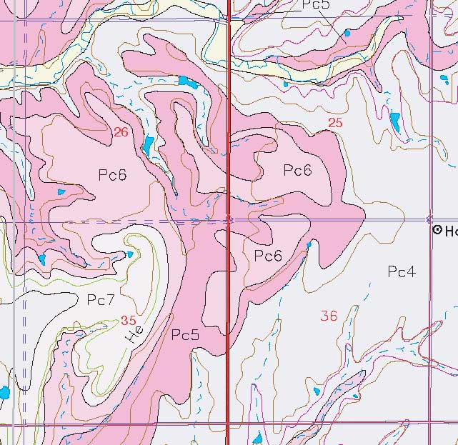 small geologic map