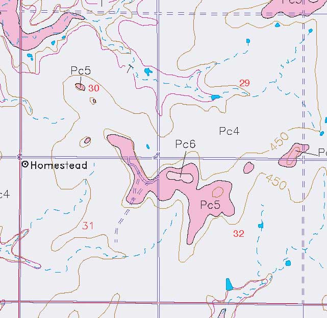 small geologic map