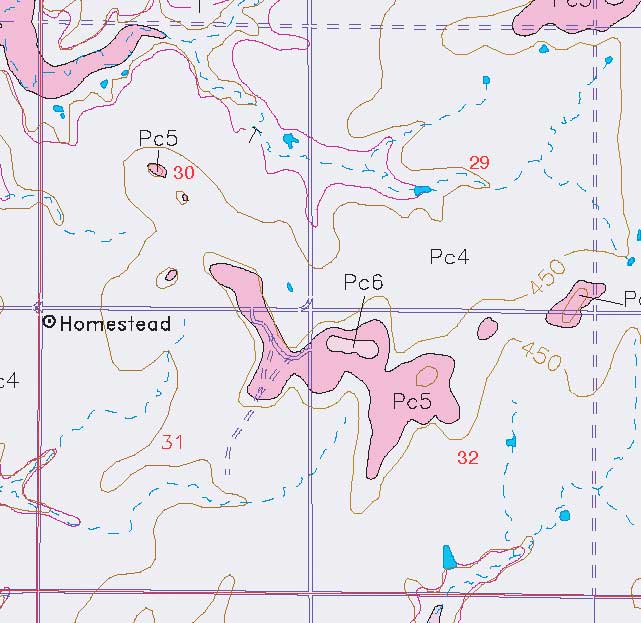 small geologic map