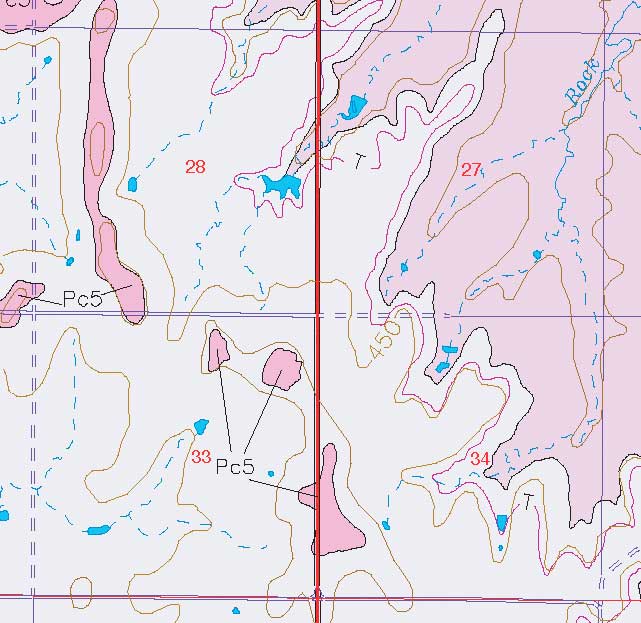 small geologic map