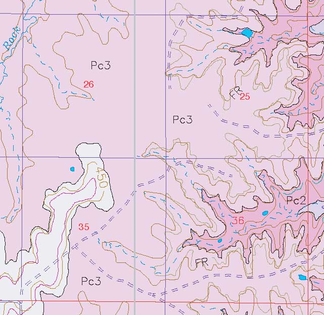 small geologic map