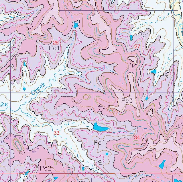 small geologic map