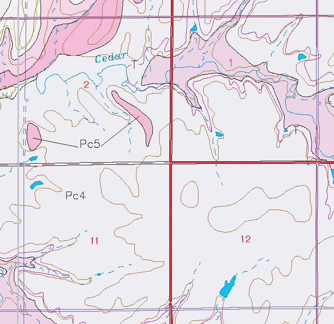 small geologic map