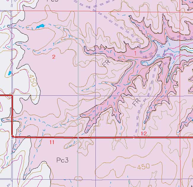 small geologic map