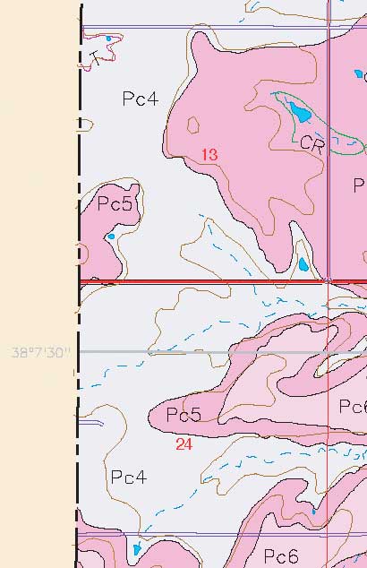 small geologic map