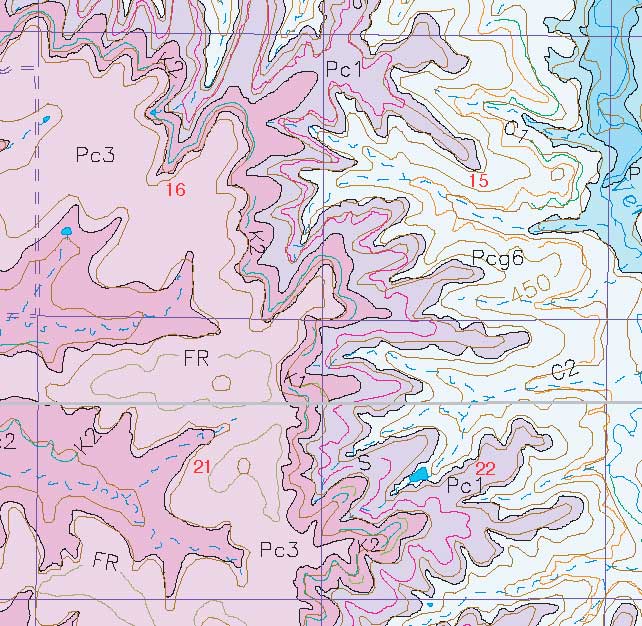 small geologic map