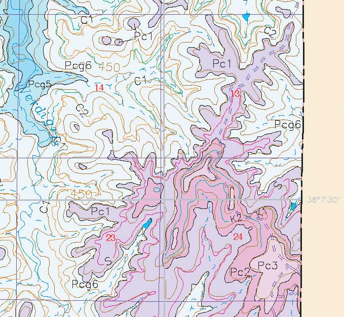 small geologic map