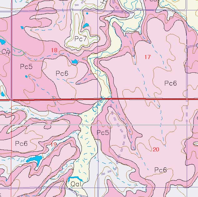 small geologic map