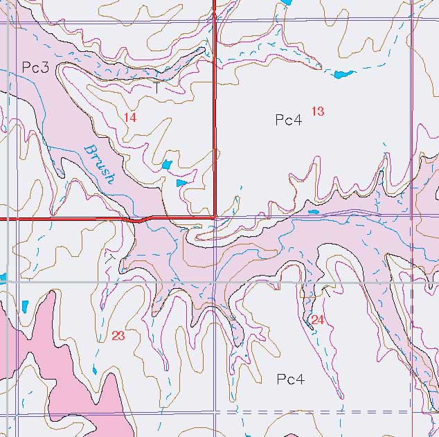 small geologic map