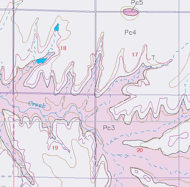 small geologic map