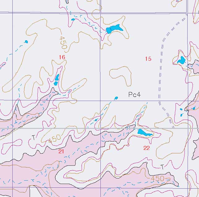 small geologic map