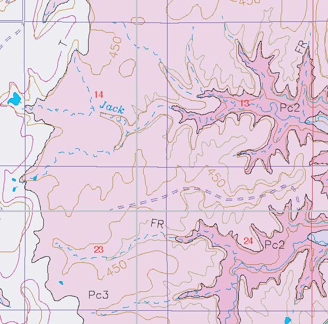 small geologic map