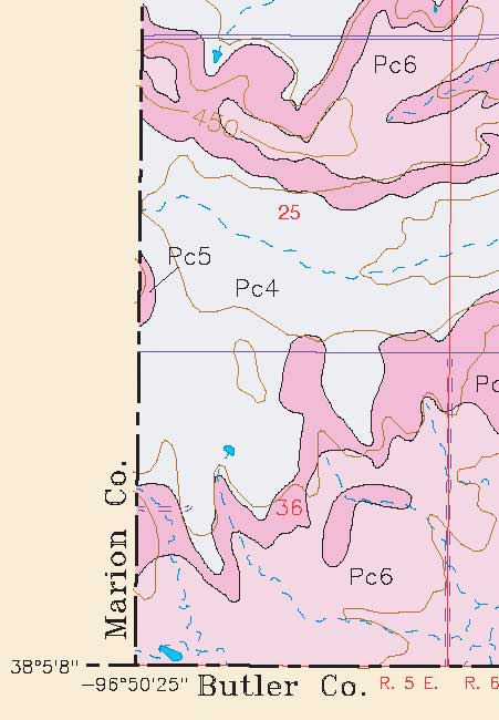 small geologic map