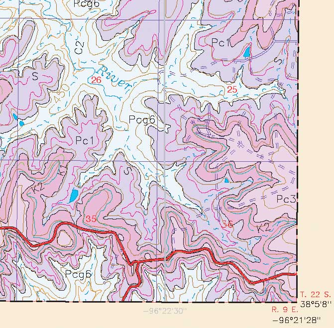 small geologic map